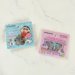 新品 クレヨンしんちゃん クレしん シールセット おはじきシール フレークシール ステッカー  セリア アニメ キャラクター