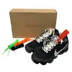 ◆未使用品◆ Off-White×Nike オフホワイト×ナイキ AIR VAPORMAX FLYKNIT The Ten AA3831-001 27cm ブラック スニーカー 箱有 V102031NH