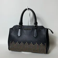 2510-332｜美品｜マイケルコース ハンドバッグ レザー ブラック スタッズ