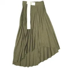 新品 LEINWANDE ラインヴァンド PLEATS WRAPPED SKIRT プリーツラップスカート 0219030701 Free MIX ロング ボトムス g21289のサムネイル