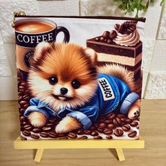 両面パネル フラットポーチ 猫 海 - メルカリ