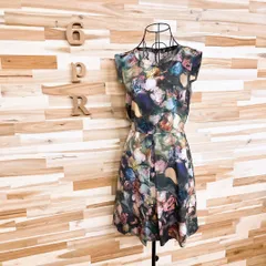 【ポールスミス】ぼかしフラワー 花柄 ノースリーブ ドレス ワンピース ピンク