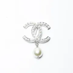 CHANEL シャネル ブローチ 05V ココマーク パール ドロップ