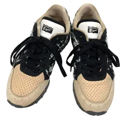 【美品】オニツカタイガー (23) スニーカー 運動靴 コラボ アンドレアポンピリオ バイカラー ウォーキングシューズ 希少デザイン