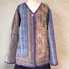 G137 ラリーキルト グドゥリー ジャケット コート 刺し子 刺子 手縫い