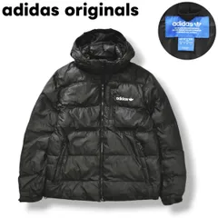 【極暖】 アディダス オリジナルス adidas originals フーデット ヘビー ジャケット Hooded Heavy JKT 中綿 キルティング M ブラック スポーツ カジュアル ウィンドブレーカー ジャンパー メンズ