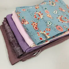 小紋 着物 正絹 5着 着物まとめ売り リメイク材料 m-504