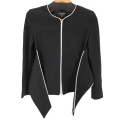 エンポリオアルマーニ EMPORIO ARMANI パイピングデザインノーカラージャケット レディース JPN：38 のサムネイル
