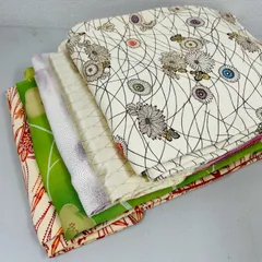 小紋 着物 正絹 5着 着物まとめ売り リメイク材料 m-505