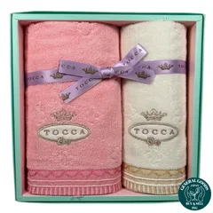 タオルセット　tocca　トッカ　2枚　ゲストタオル　フェイスタオル　バスタオル　ハンドタオルのサムネイル