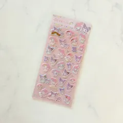 新品 サンリオ ぷくっとシール マイメロディー クロミちゃん 立体シール コレクション コレクター シール交換 シール帳