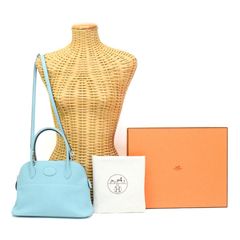 HERMES ボリード27ハンドバッグ シェーブルシルバー金具 フー - メルカリ