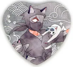 【中古】バッジ・ピンズ 雑渡昆奈門 「忍たま乱太郎 in ナンジャタウン ～猫屋敷で大捜索の段～ ハート缶バッジコレクション【弐】」