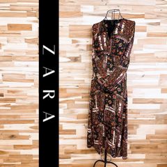 ☘️T22734☘️新品 ZARA パッチワーク オールインワン ジャンプ 