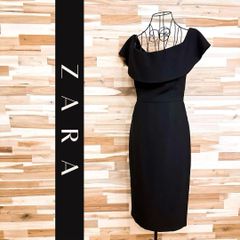 ZARA トレンチフレアミディワンピース M - メルカリ