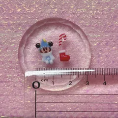 ディズニークリスマス、リルリンリン、3Dネイルパーツ、3点セット