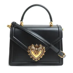 DOLCE&GABBANA ドルチェアンドガッバーナ ディヴォーション 2Wayショルダーバッグ ブラック BB6727AV8931 レディース 中古のサムネイル