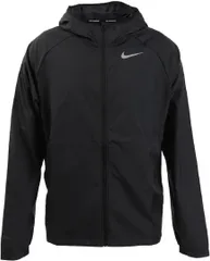 NIKE ナイキ エッセンシャル フーデッド 軽量薄手ランニングジャケット ウインドブレーカー L(176-184cm) 国内正規品 BV4871 ブラック [‎ブラック] [Free Size]