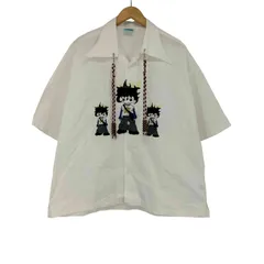 ユーズドフルギ USED古着 a2o ラバープリントビッグ半袖シャツ メンズ 表記無 