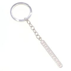 ティファニー TIFFANY&CO ロゴ バー キーリング キーホルダー SV