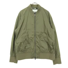 green label relaxing グリーンレーベルリラクシング LIMONTA MA-1 タイプ ブルゾン 38 カーキ UNITED ARROWS Elan 裏地総柄 レディース 古着