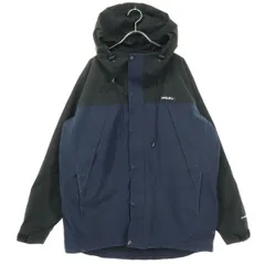 MILKFED. ミルクフェド バックプリント 長袖 マウンテンパーカー L ネイビー メンズ 古着