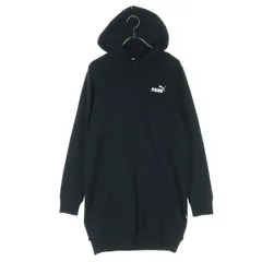 美品 PUMA プーマ パーカー M ブラック レディース 古着