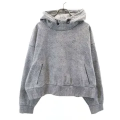 美品 NIKE ナイキ 長袖 テックパック パーカー XL グレー プルオーバー レディース 古着