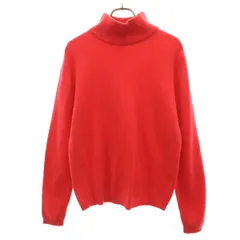 BALLANTYNE バランタイン カシミヤ100％ 長袖 セーター 38 レッド ニット メンズ 古着