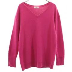 IENA イエナ 長袖 Vネック セーター ピンク ニット レディース 古着