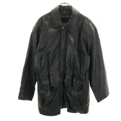 BRYANT&MAY ブライアントアンドメイ レザージャケット M ブラック 革ジャン ライナー付き メンズ 古着