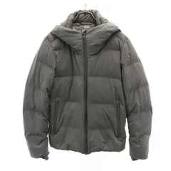 UNIQLO ユニクロ シームレス ダウンパーカー XS グレー メンズ 古着
