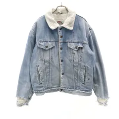 Levi's リーバイス 90s USA製 オールド ボア デニムジャケット 42 ジージャン メンズ 古着