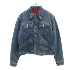 POLO JEANS COMPANY RALPH LAUREN ポロジーンズカンパニーラルフローレン デニムジャケット S ウォッシュブルー ジージャン トラッカー 裏キルティング レディース 古着