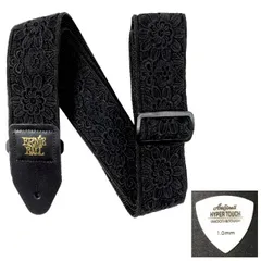 ERNIE BALL アーニーボール ストラップ EB 5438 DAISY AFTER DARK JACQUARD STRAP ★ピック付き 【ゆうパケット】