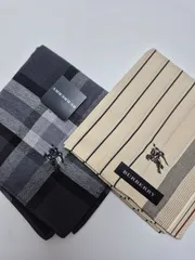 【新品】BURBERRY メンズハンカチ & タオルハンカチ セット