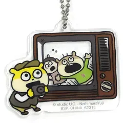 【中古】雑貨 集合/テレビ アクリルチャーム 「一番くじ にしむらゆうじ ～どうぶつ国の歩きかたのやつ～」 共に旅しま賞