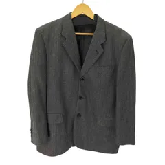 コムデギャルソンオム COMME des GARCONS HOMME 田中オム ヘリンボーン 3B テーラードジャケット &  1タック ワイドスラックス メンズ  ジャケット：L / パンツ：Mのサムネイル
