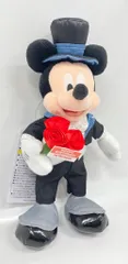 東京ディズニーリゾート ぬいぐるみバッジ HAPPY BIRTHDAY ミッキー(バラ/黒タキシード)