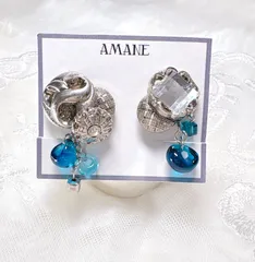 【No.2】雫 ドロップ イヤリング