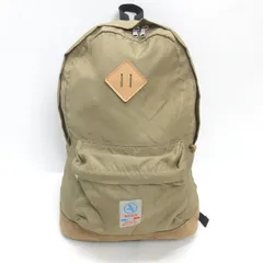 H■エーグル/AIGLE ボトムレザー リュック デイパック BAG 兼用 ベージュ■2【中古】のサムネイル