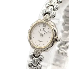 CYMA Louis XV Watch Quartz Ladies Round Silver Y2K 00S Vintage Working シーマ ルイスエックスブイ 時計 クオーツ レディース ラウンド シルバー ヴィンテージ 稼働品のサムネイル