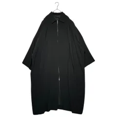 Y's(ワイズ) 02AW Wool Gabardine Zip-Up Super Long Coat ウールギャバジン ジップアップ スーパー ロング コート YM-C08-125 表記無(FREE) ブラック アーカイブのサムネイル