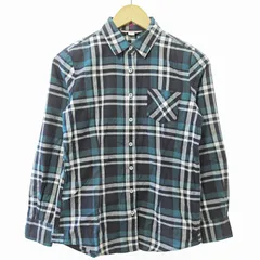 ブルックスブラザーズ BROOKS BROTHERS シャツ 長袖 チェック柄 0 緑 1120 ■GY09