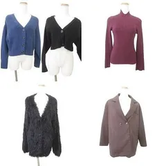 グレイル GRL 美品 5点 セット ジャケット カーディガン ニット トップス Mサイズ F フリーサイズ マルチカラー