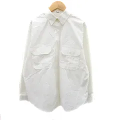 リミットレスラグジュアリー LIMITLESS LUXURY カジュアルシャツ ブラウス 長袖 無地 オフホワイト /YK29