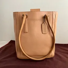 Vintage Coach Bonnie's Legacy Slim Bucket Camel Leather Tote y2k
