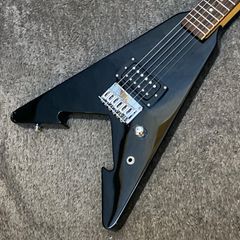 【Photogenic】フライングVタイプ ゴールドパーツ エレキギター 黒 Photogenic】フライングVタイプ ゴールドパーツ エレキギター 黒