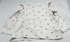 ☆組み合わせで10%off☆ petit main ベビーロングTシャツ 女の子 90cm（362）