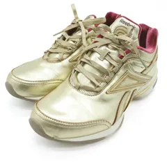 リーボック スニーカー ローカット V64958 イージートーン シューズ 靴 レディース 23サイズ ゴールド Reebok 【中古】